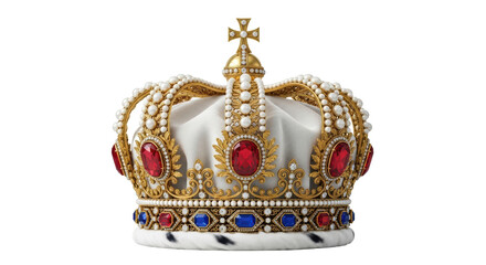 Isolated royal crown