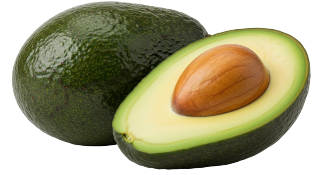 Isolated Avocado