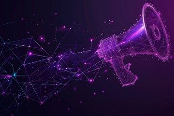 Digital Megaphone Announcement Network Promotion