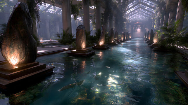  Norse Myth・Balder's Luminous Tomb | Light Coffin in Mist Forest, Spring Data from Cracks, Mistletoe Arrow as Compassion Particles