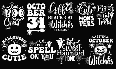 Halloween design bundle, Boo design bundle, Boo Bundle, Boo