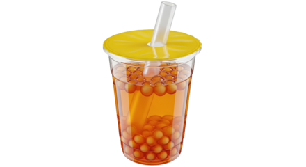 Isolated Bubble Tea