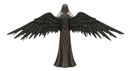 Isolated Dark Angel