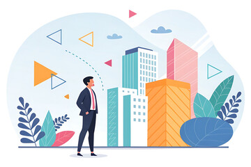 Obraz premium Technology Grid Professional Business Background