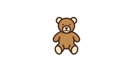 Cute Bear Vector SVG Illustration with Cartoon Style and Flat Design Elements