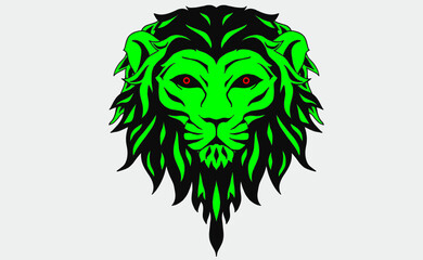 lion head vector illustration