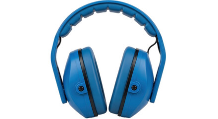 Isolated Blue Earmuffs
