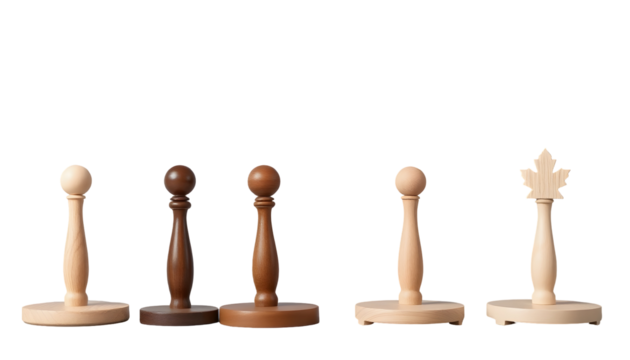 Wooden Paper Towel Holders Assortment of Styles