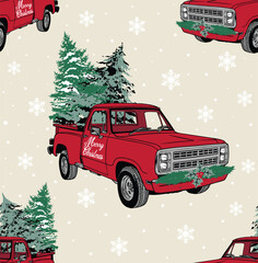 New Christmas tree truck delivery seamless season 2026