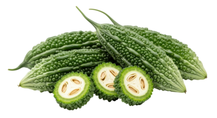 Isolated Bitter Melons