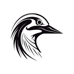 Obraz premium Coloring book for children baby Woodpecker vector illustration isolated on a white background.