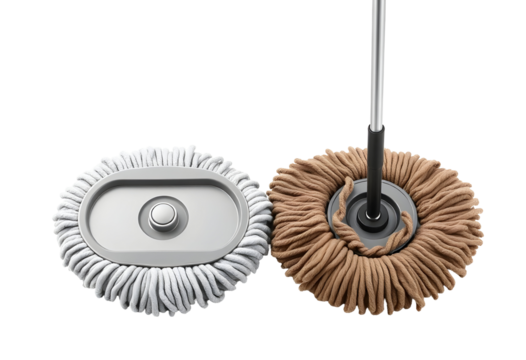 Mop Heads New and Used with Handle