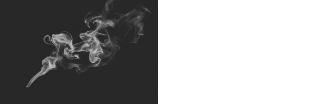 Realistic smoke isolated on transparent white background,  png