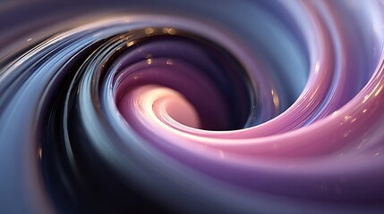 Abstract swirling vortex of purple and blue hues