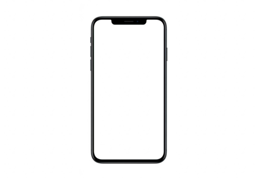 Smartphone isolated on transparent background - Powered by Adobe