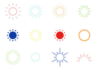 いろいろ太陽カラフルセット