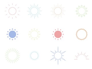 いろいろ太陽パステルセット