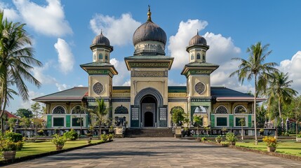 Fototapeta premium The Magelang Great Mosque (Mesjid Agung Magelang),