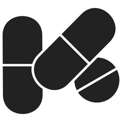 Pills Glyph Icon