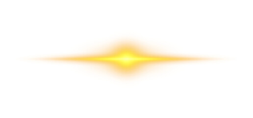 Png golden light effect, glow bright stars, flare of sunshine with rays, starburst with brilliance, yellow glowing light burst on a transparent background, yellow sun rays.