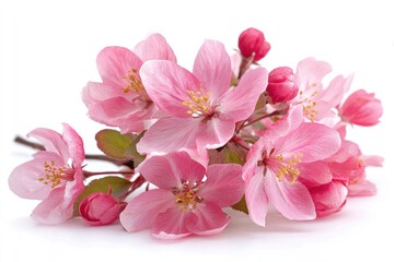 Fototapeta premium Delicate cluster of pale pink blossoms