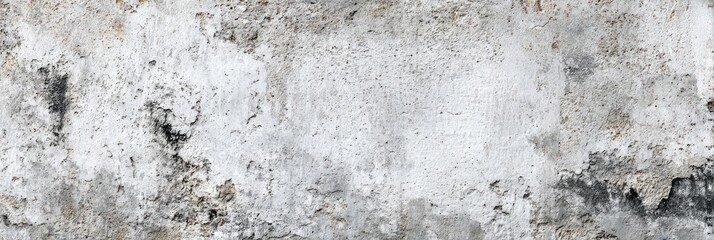Textured, weathered, gray and white wall surface