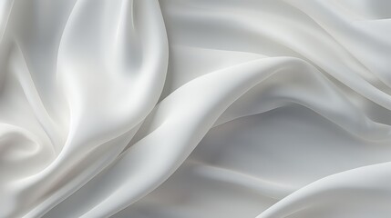 Fototapeta premium White Silk Background