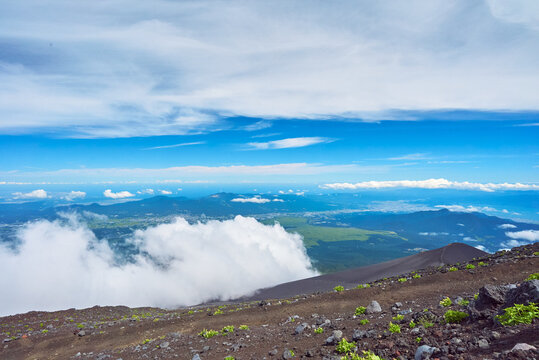 山の景色