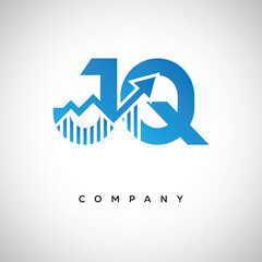 JQ Financial Logo – Modern Growth Arrow Branding Symbol for Trading, Investment, Crypto and Business Identity
