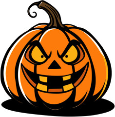 halloween pumpkin head