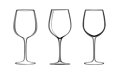 Wine and party glasses