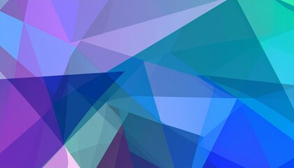 Obraz premium surreal abstract geometric background using layered translucent shapes