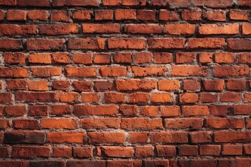 Obraz premium Close-up of a weathered red brick wall