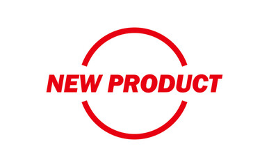 NEW PRODUCT - NEW PRODUCT text written on Red Rubber Stamp 
