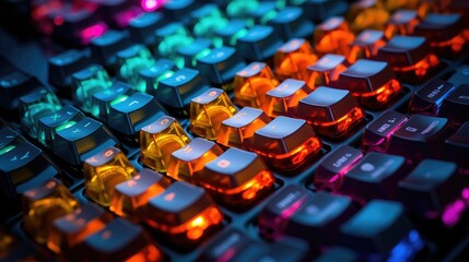 Obraz premium Colorful Button Background