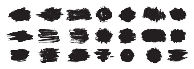 Collection of Blots and Textures vector