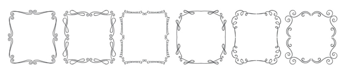 Hand Drawn Frames vector