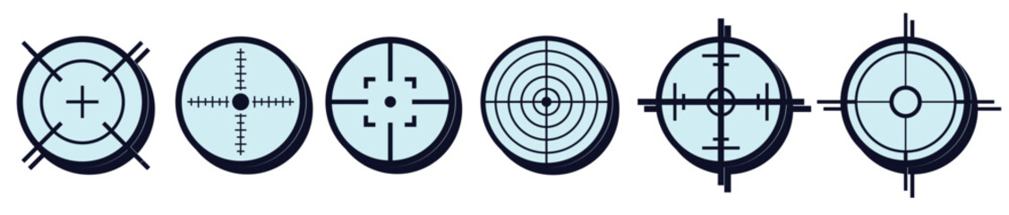 laser tag target vector set 