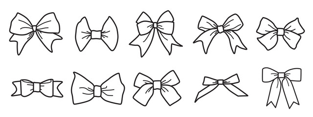 Hair Ribbon vector illustration