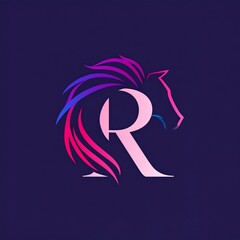 Fototapeta premium Horse head logo