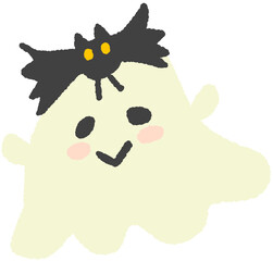 Cute Halloween Ghost Character