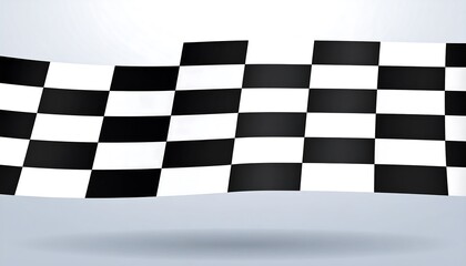 Checkered Flag Waving, Race Finish Line