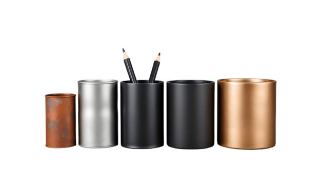 Collection of Pen Holders for Office and Desk Organization