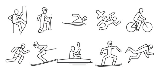 Skydiving vector illustration