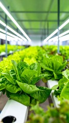 Hydroponic lettuce farm
