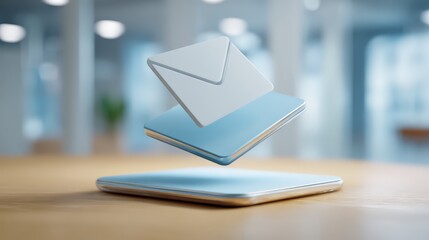 Modern email concept illustrating digital communication and messaging innovation.