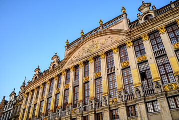 House of the Dukes of Brabant Guildhalls on the Grand-Place Grote Markt central square of Brussels, Belgium