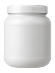 Wide-mouth plastic jar with snap-on lid