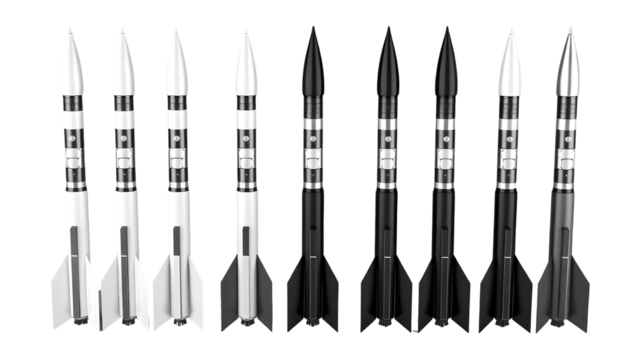 Missiles in Various Configurations
