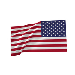 American Flag Png, National Symbol, 3d , Transparent background